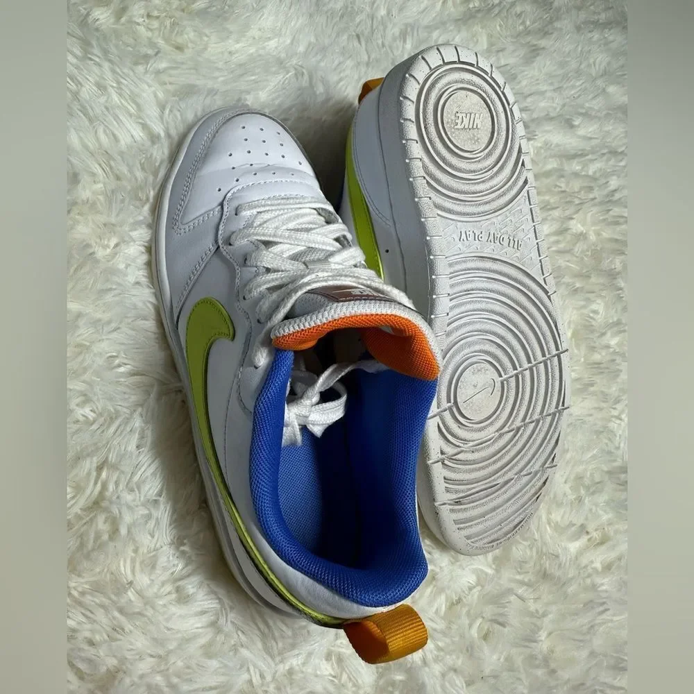 Nike Vibrant Blue and Orange Athletic Shoes